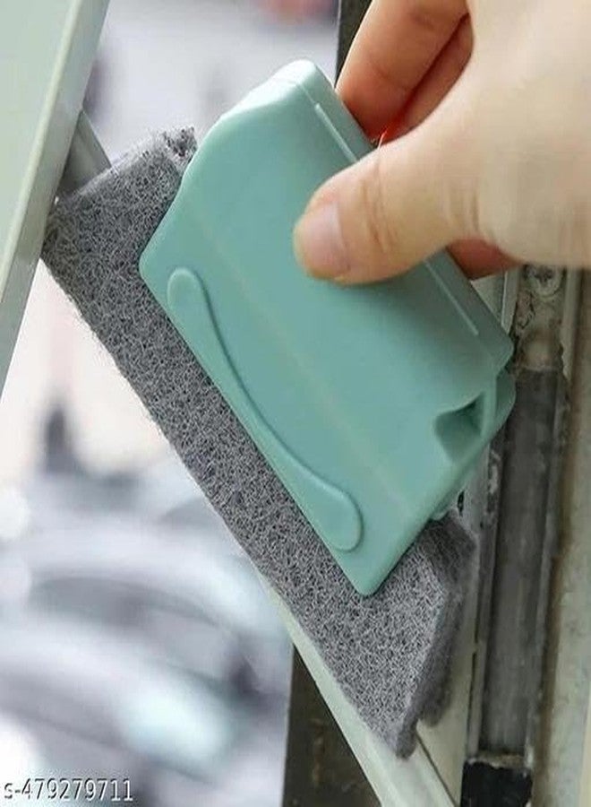 Radhehul 1&1 Combo of Window Groove Frame Cleaning Brush& Dust Cleaning Brush for Window Slot Keyboard with Mini Dustpan Door Track Cleaning Tool for All Corners Edges Gaps(Multicolour) - Image 5